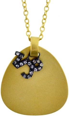 SKU Sterling Silver Gold Plated CAPRICORN Horoscope / Astrology Necklace