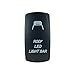Laser Backlit Red Rocker Switch ROOF LED Light BAR 20A 12V On/Off LED Light STV Motorsports