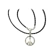 Peace Sign, Pendant 18" Necklace
