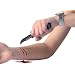 Trickmesser mit Blut