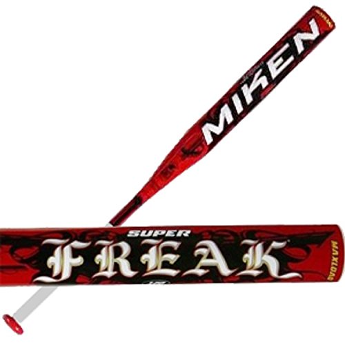 2015 Miken Super Freak Maxload Usssa 1 Piece Softball Bat SFIPCU 34 length 27.5 ounce Sporting