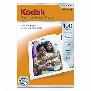 Kodak Premium Photo Paper - Glossy photo paper - 3.95 in x 5.9 in - 100 sheet(s)