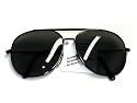 Tedd Haze Pilotenbrille Classic Black mit Brillen Beutel