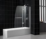 DreamLine SHDR-3148586-01 AQUA-C Hinged Tub Door, Clear Glass