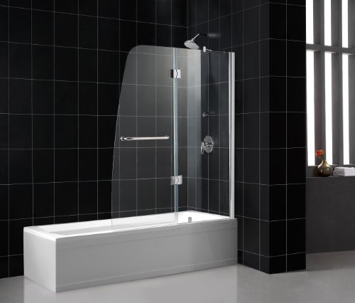 DreamLine SHDR-3148586-01 AQUA-C Hinged Tub Door, Clear Glass