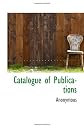 Catalogue of Publications