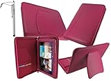 rooCASE 2n1 Executive Portfolio (Magenta) Leather Case Cover and Capacitive ....
