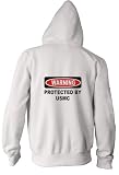 PROTECTED BY THE USMC Adult Zippered Hooded (Hoody Hoodie) Sweatshirt Fleece Jacket (Hoodie / Hoody) Various Colors