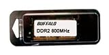 Buffalo PC2-6400 Arbeitsspeicher 2GB (800 MHz, 200-polig) DDR2-RAM Kit