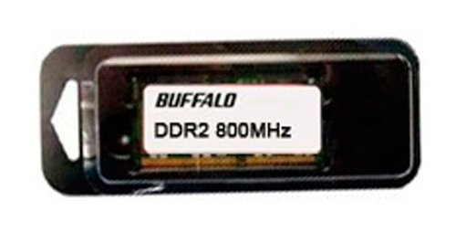 Buffalo PC2-6400 Arbeitsspeicher 2GB (800 MHz, 200-polig) DDR2-RAM Kit