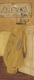 U.S.A. Golf Bag, Golfing Art Poster Print by Jose Gomez, 11.75x27.5