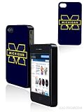 University of Michigan Blue - Iphone 4 Iphone 4s Hard Shell Case Cover Protector Bumper