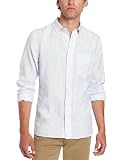 Jack Spade Mens Jeff Linen Stripe Shirt