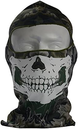 Your Choice New Ultra Thin 3D Print Cool Cycling Out Door Full Face Mask Balaclava Camo Leaves Ghost