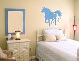 Best Quality Vinyl Wall Sticker Decals - Horse ( Size: 16in x 15in - Color: lavender ) - No: 2292