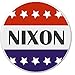 Nixon Red White Blue Stars 2.25â€ Large Pinback Button Pin President Richard