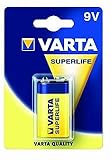 9 Volt Block VARTA Superlife Zink-Chlorid, 9V, 1er Blister