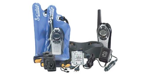 Cobra PR 375-2 WXVP Pair Of MicroTalk 1 Watt GMRS / FRS Two Way Radios With Up To 5 Mile Range