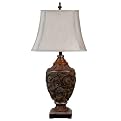 Dover Table Lamp - Dark Brown/ Silver (33")