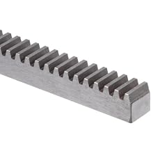 Boston Gear L5176 Rack Gear, 14.5 Degree Pressure Angle, 10 Pitch, 6.0 feet long, Steel
