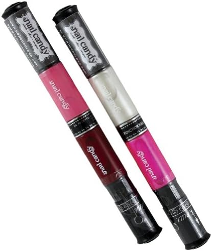 Migi Nail Candy Art Breast Cancer Pink Nail Polish Kit - 4 Colors/2 Pens