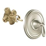 Moen T2151BN-2510 Brantford Posi-Temp Valve Trim Kit with Valve, Brushed Nickel
