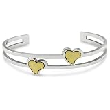Stainless steel Bangle with Gold plating