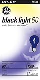 GE 25905-6 Blacklight A19 Bulb, 60-Watt, 6-Pack