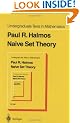 Naive Set Theory (Undergraduate Texts in Mathematics)