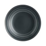 Thomas O'Brien Tiago Matte Charcoal Fine Porcelain Large Round Bowl