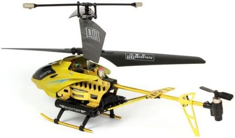 ZPS(TM) Hot Sale New 3.5ch R/c I/r Remote Control Missile Shooting Helicopter with Gyro LED Gold 703