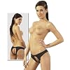 Jock String Clip-Schlie�e ouvert schwarz - Gr. S