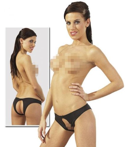 Jock String Clip-Schließe ouvert schwarz – Gr. M