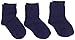 Country Kids Boys' Dress Rib Organic Crew 3 Pair Socks