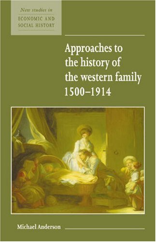 Approaches to the History of the Western Family 1500&acirc;1914 (New Studies in Economic and Social History)