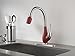 Delta Faucet 9158-SR-DST Fuse, Single Handle Pull-Down Kitchen Faucet, Stainless/Red