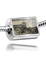Jewelry: Sterling Silver Charm Ice cream man in France, Vintage - Bead Fit All European - NEONBLOND