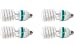 Cowboystudio Full Spectrum Light Lighting Bulb- Four 85 watt Photography Photo CFL 5500K - Daylight Balanced Pure White Light  4000 Lumens