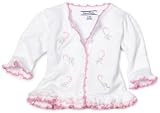 Hartstrings Baby-Girls Newborn Candy Cane Cardigan Sweater