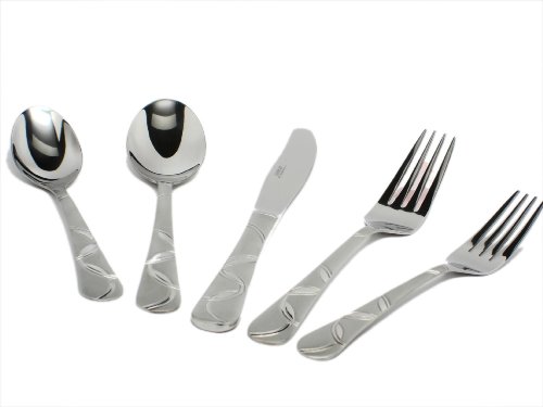 Cambridge Felicity Sand 30-Piece Flatware Set, Service for 6