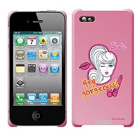 Barbie Hey Gorgeous on HardCandy iPhone 4 Case (Pink)