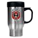 DC United MLS 16oz Stainless Steel Travel Mug - Primary Team Logo by Great American Products