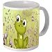 Rikki Knight Kiss me Frog Photo Quality 11 oz Ceramic Coffee Mug cup
