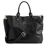 トリバーチ TORY BURCH pull up leather dena tote トートバッグ 001 black 並行輸入品