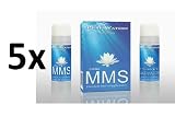 5 x SUPER SPAR SET! Wasseraufbereiter (Lotus MMS in Lebensmittelreinheit und Premiumqualität Original nach Jim Humble) Master Mineral Solution / Miracle Mineral Supplement