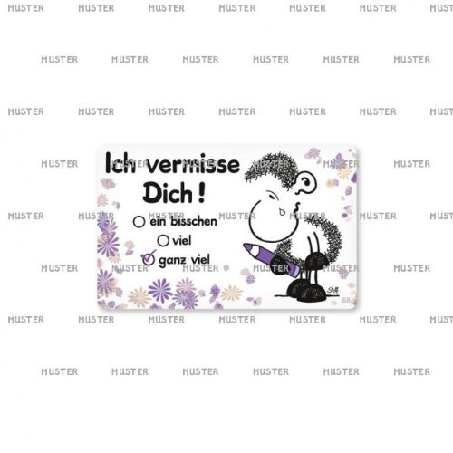 Sheepworld Pocketcard 68 Ich vermisse Dich?. 57101