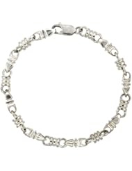 Sterling Silver Heavy Bullet Chain Bracelet 8 in. (Also Available in 7"), 1/4 in. (6.5mm) wide