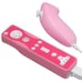 Pink - Mycarryingcase Nintendo Wii Protection Sleeve For Remote Controller and Nunchuk 2 Tone Silicone Skin Case (BUY 1 GET 1)