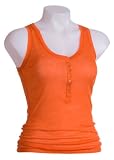 Majestic Paris Linen Button Tank