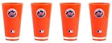 MLB New York Mets 20-Ounce Insulated Tumbler 4 Pack